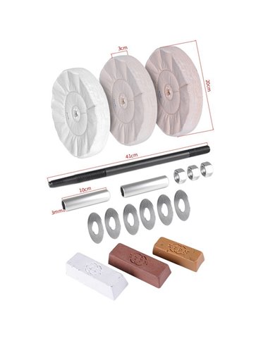 Juego de lijado de Torno