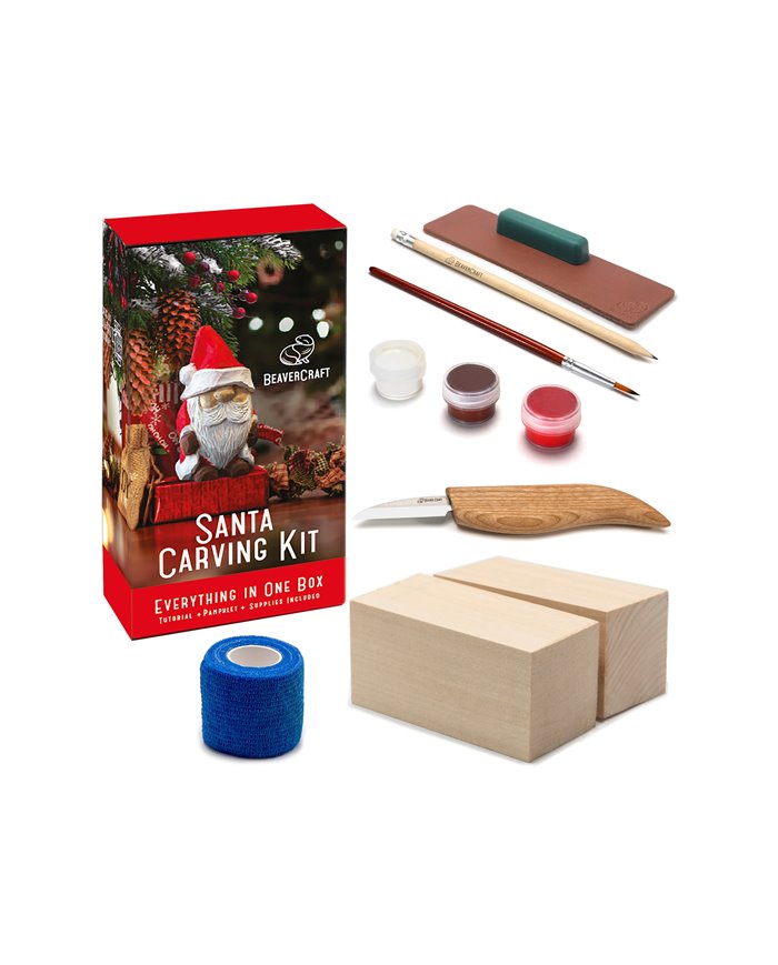 Kit de tallado de Papá Noel