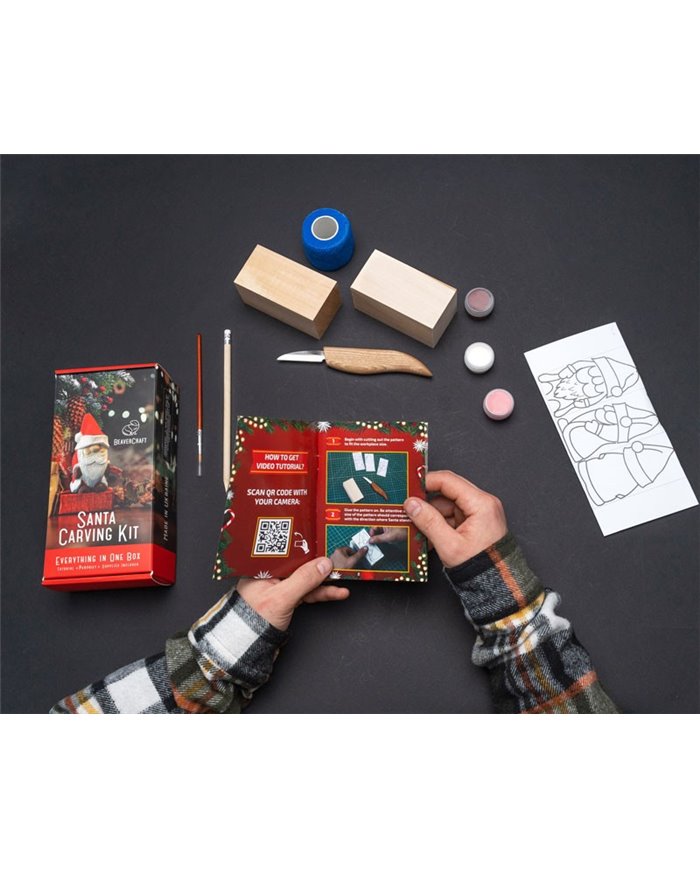 Kit de tallado de Papá Noel