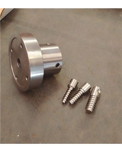 Plato liso con tornillo