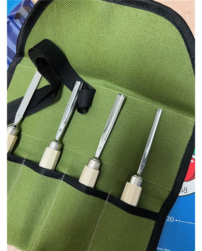 Juego 4 gubias de hoja corta Kirschen