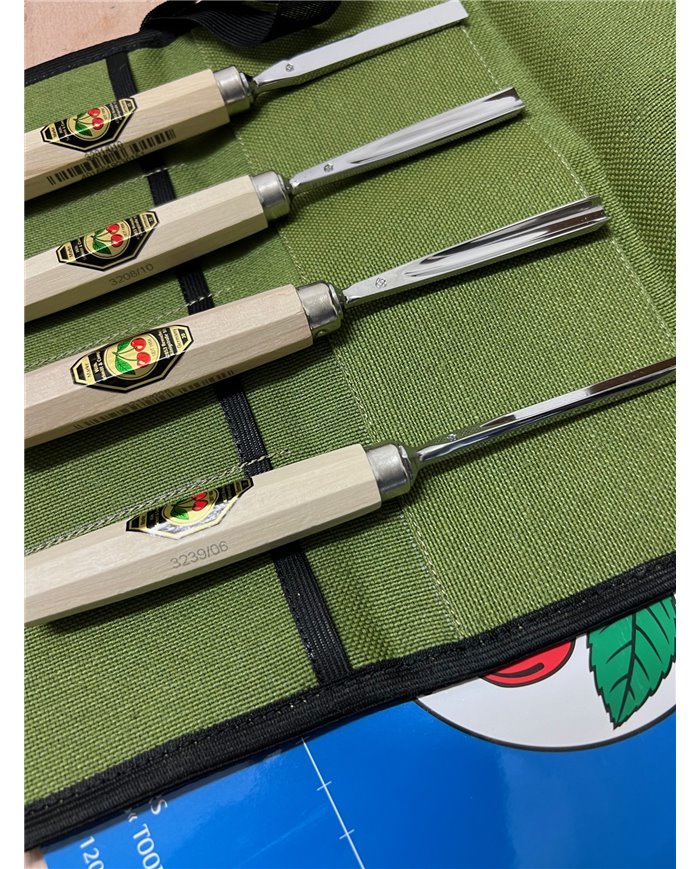 Juego 4 gubias de hoja corta Kirschen