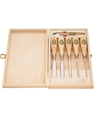 Juego de 5 formones de cola de milano