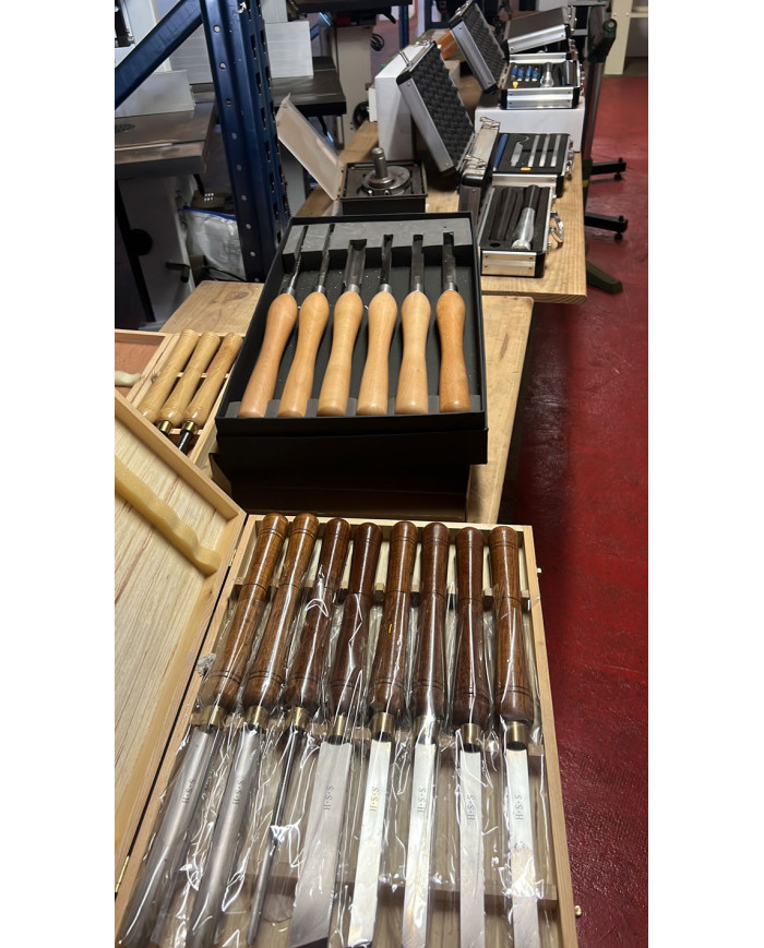 Juego de 6 Gubias de Torno Lombar ref. A1001