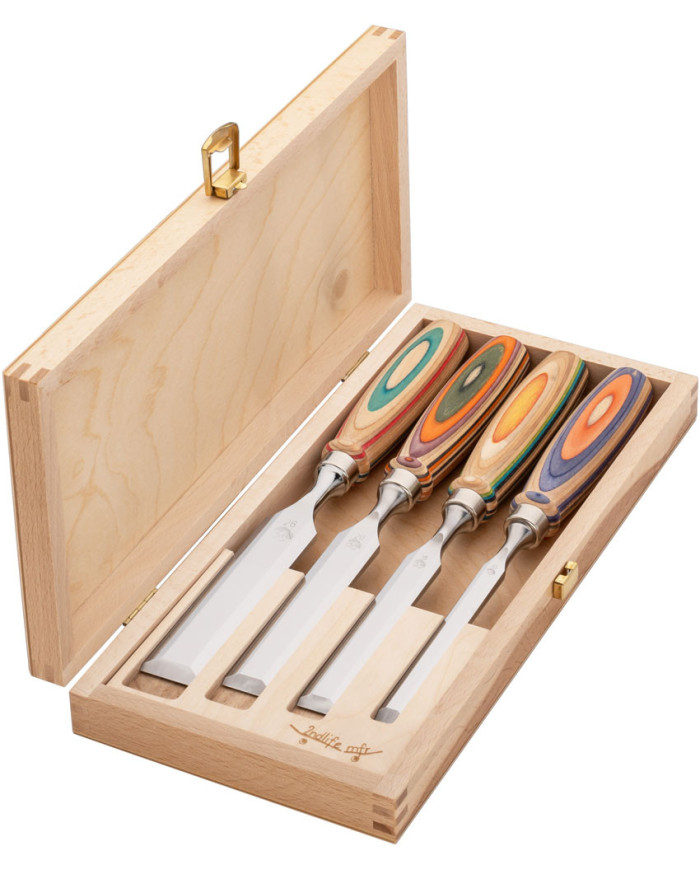 Juego de 4 Formones con empuñadura de Skate