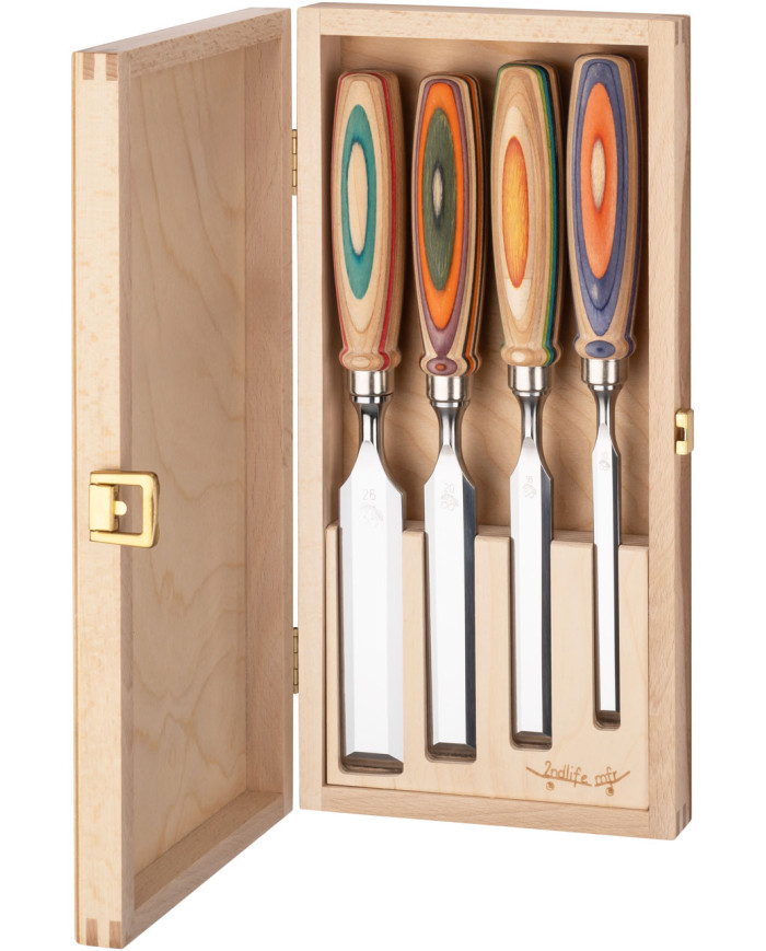 Juego de 4 Formones con empuñadura de Skate