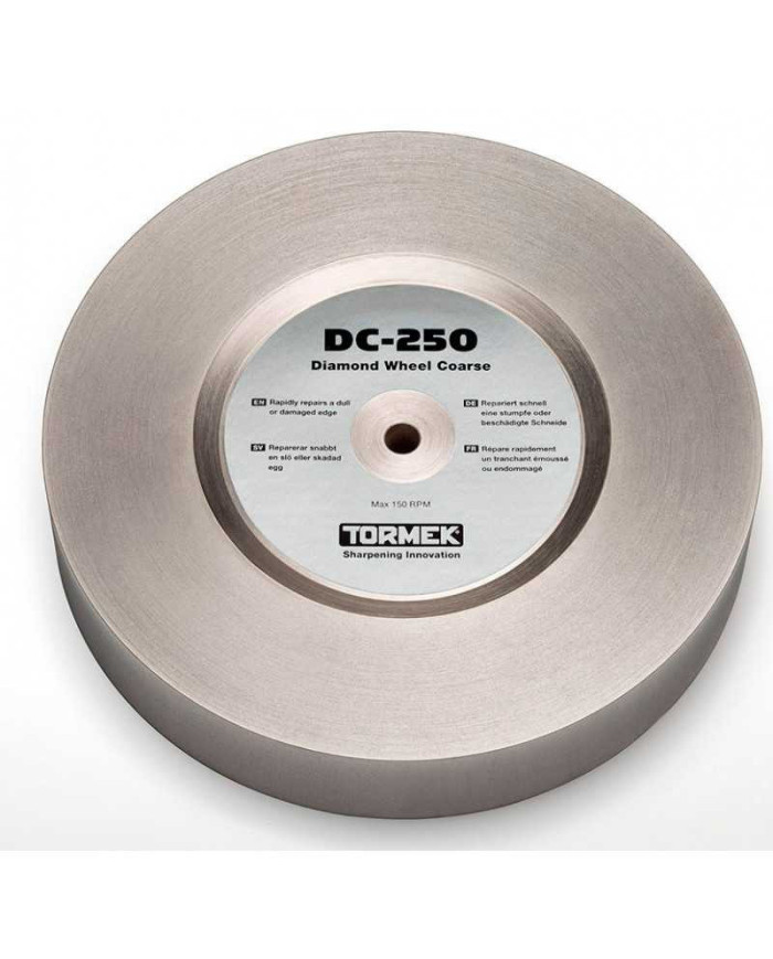 Muela de diamante de 250 mm de diámetro, grano basto 360 Tormek DC-250