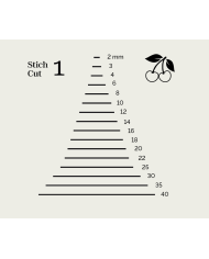 Gubia corte 1 oblicua ref. 3102