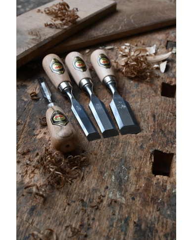 Juego de 4 formones cortos