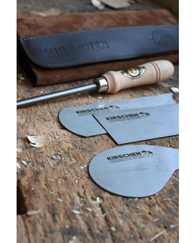 Juego de 3 rascadores + bruñidor