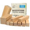 Caja de mini maderas para talla de tilo