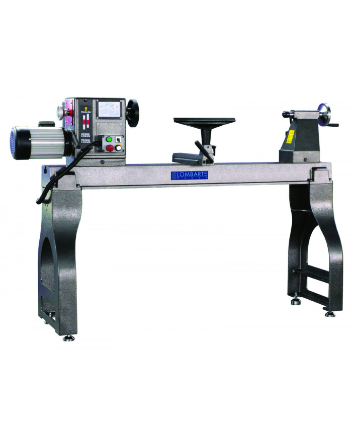 Torno para madera profesional 3 Hp con inverter Delta