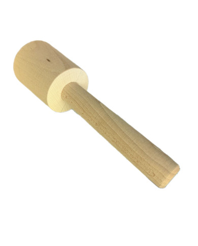 Maza de haya 420 gr para talla y carpintería en madera