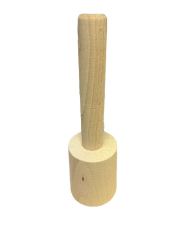 Maza de haya 420 gr para talla y carpintería en madera