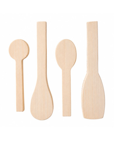 Juego de 4 Piezas de Tilo FLEXCUT para Tallar Cucharas