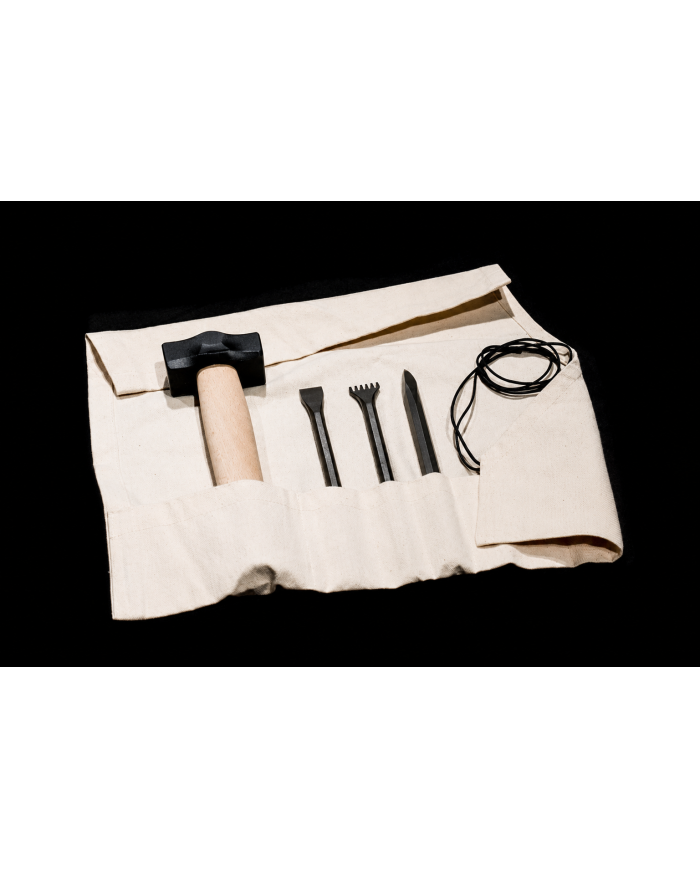 Estuche de 4 Herramientas de Acero para Talla en Madera | Gubias.com.e