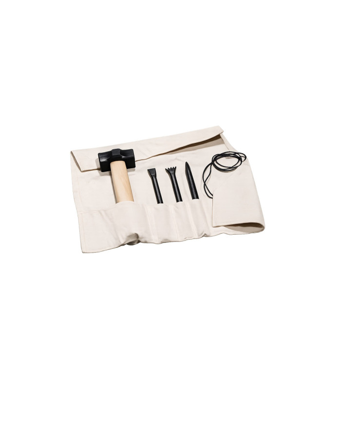 Estuche de 4 Herramientas de Acero para Talla en Madera | Gubias.com.e