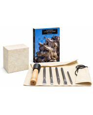 Kit Iniciación Escultura en Piedra | Herramientas + Piedra