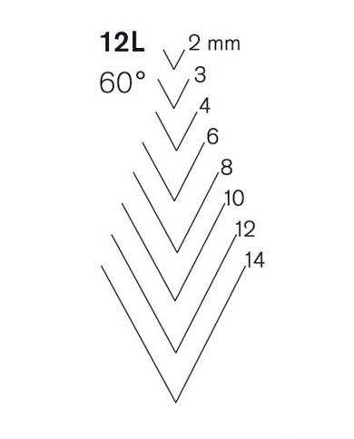 Gubias Pfeil curvada 12 L