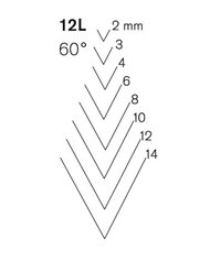 Gubias Pfeil curvada 12 L