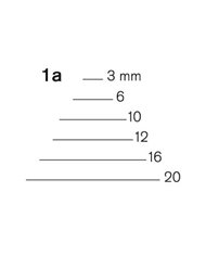 Sgorbie Pfeil cucchiaio curvatura 1