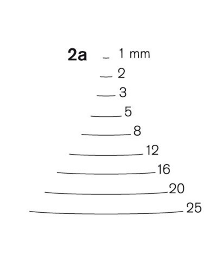 Gubia Pfeil de cuchara corte 2