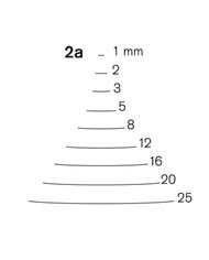 Gubia Pfeil de cuchara corte 2