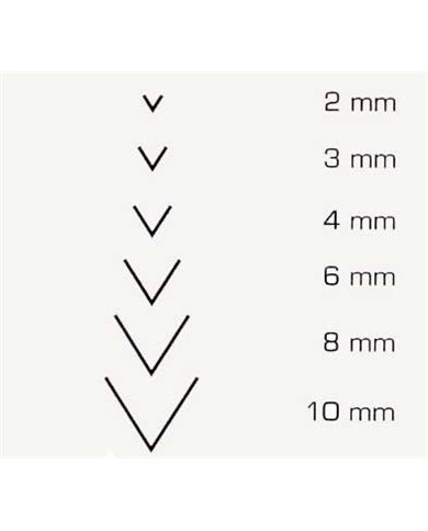 Gubia Mango Pera codillo corte 39 ref. 5643