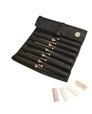 Juego de gubias de 12 piezas mas piedra 