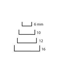 Gubia macarron ref. 3100 corte cuadrado