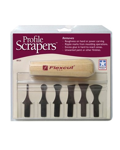 Juego de 6 raspadores Flexcut ref. SK 121 