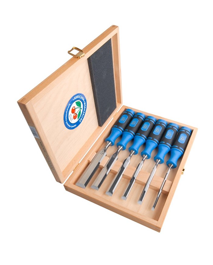 Juego de 6 formones Kirschen en plástico bi componente