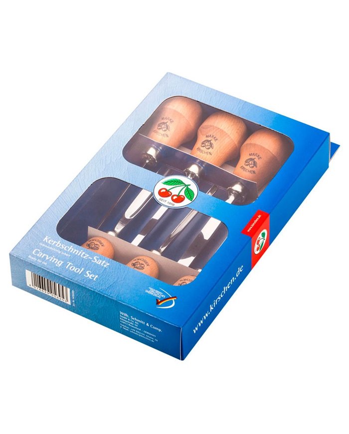 Juego de gubias mango de pera Kirschen